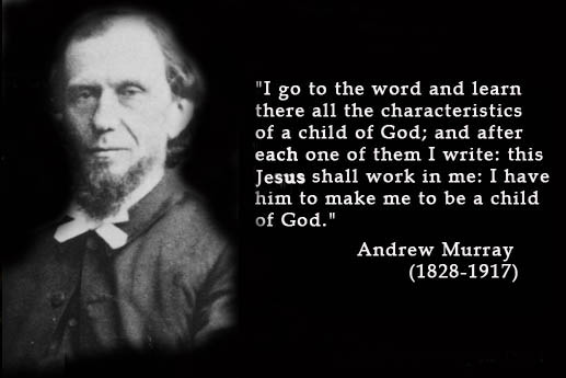 Andrew Murray and the Holy Spirit Revival